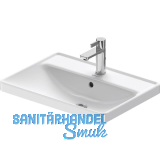 DURAVIT Einbau-Waschtisch D-Neo 60 mit Hahnlochbank, Wei�