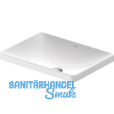 DURAVIT Einbau-Waschtisch D-Neo 60 ohne Hahnlochbank, Wei�