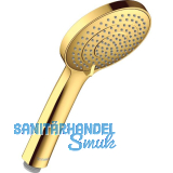 DURAVIT Handbrause 3jet 110 MinusFlow Gold poliert