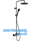 DURAVIT Duschsystem 1000 MinusFlow, Schwarz matt