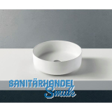 ZIEBERMAYR Aufsatzwaschtisch Rondo rund Wei� matt