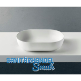 ZIEBERMAYR Aufsatzwaschtisch Pond oval, Wei� matt