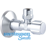 SCHELL Eckregulierventil Comfort ASAG easy, Messing Chrom