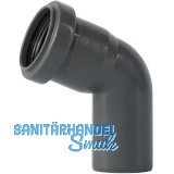 Bogen f�r Abflussrohr DN 40 mm / 67�