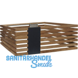 HARVIA Holzreling Emotion gro� Walnuss