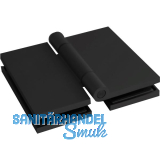 HARVIA Sauna-Glast�rband Glas/Glas eckig Aluminium Schwarz