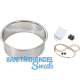 HARVIA Einbauflansch HPC2L f�r Cilindro 10,8 kW beleuchtet Edelstahl