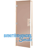 HARVIA Saunat�r 740 mm Bronze 8 mm ESG Holzrahmen Fichte