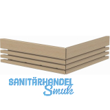 HARVIA Holzreling zu Qube 9 und 10,5 kW/Combi 10 kW Linde zweiseitig