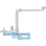 SOLIDO 5/4" x 32 mm Raumspar-M�belsiphon HL137N-BV mit Bel�ftungsventil