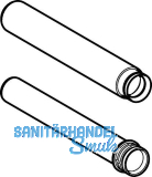 Geberit Verl. WT Abgangsrohr d32 chrom