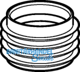 Geberit Manschette d45x35x28