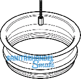 Geberit Pluvia Notberlaufset 25 L