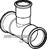 Geberit Mapress Kupfer T-Stck m.red.