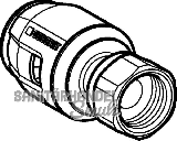 Geberit Push Fit berg. m berwurfmutter