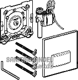 Geberit Urinal Handausl. Sigma50 k-spez.
