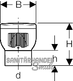 Geberit Rohrbelfter 75/90/110 Silent-PP