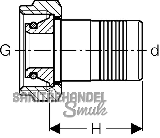 Geberit PushFit Verteilerverschraubung