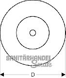 Geberit Mepla Abdichtscheibe zu